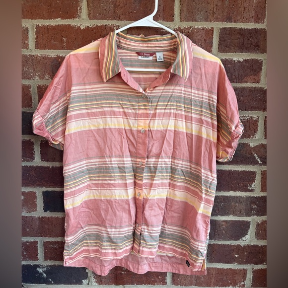 LL Bean Womens Mountainside Shirt Size Medium - Picture 2 of 9